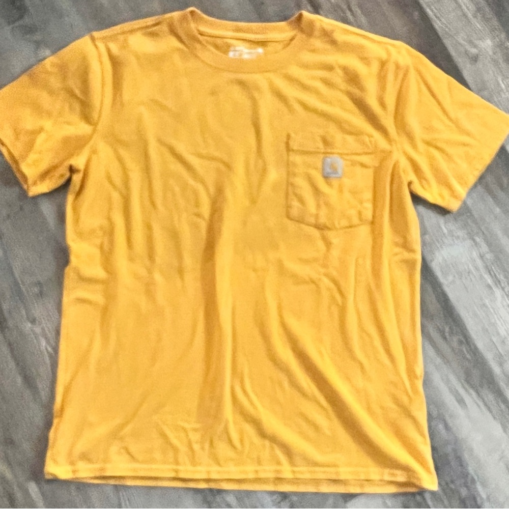 Carhartt Youth Pocket Tee Gold ~Size
Medium (8/10) Short Sleeve